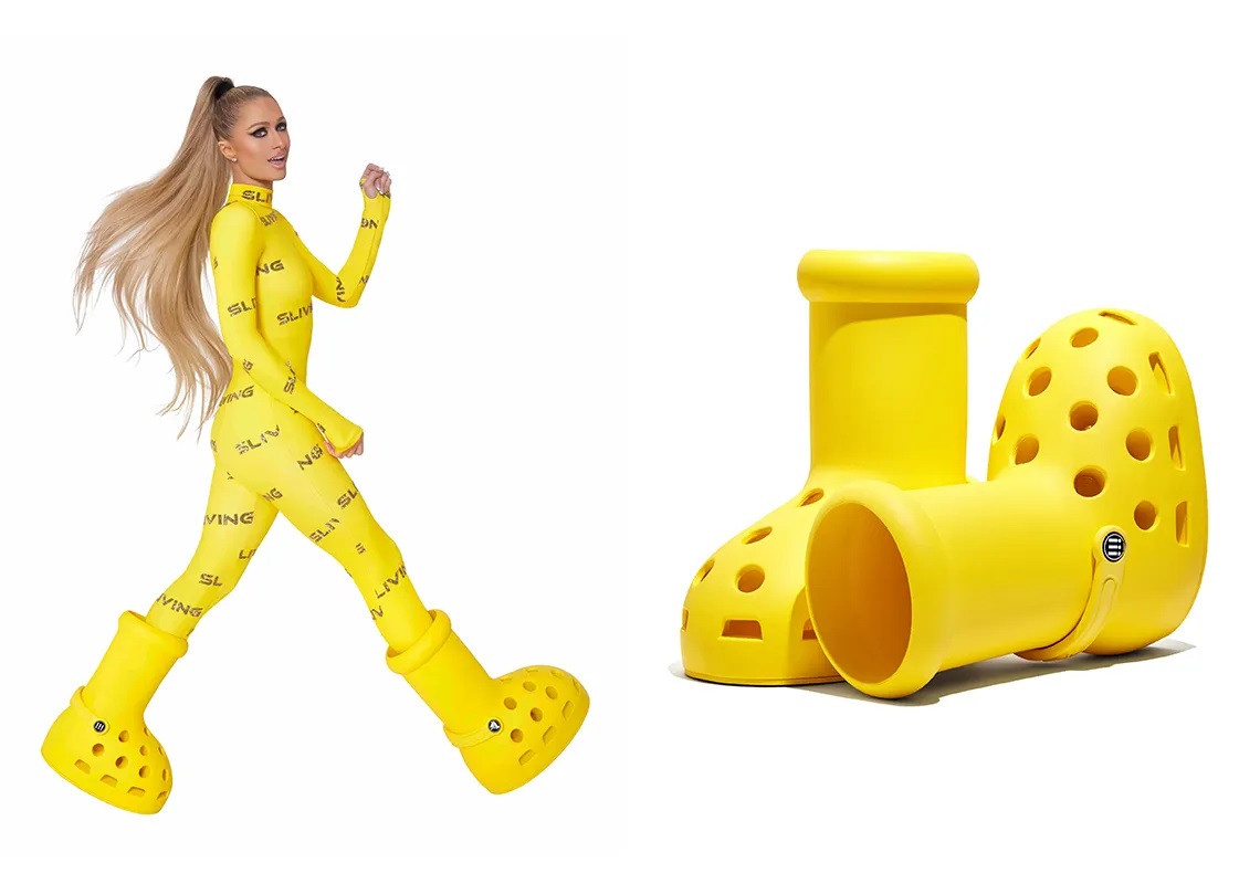 paris-hilton-mschf-crocs-big-red-boot-yellow-0