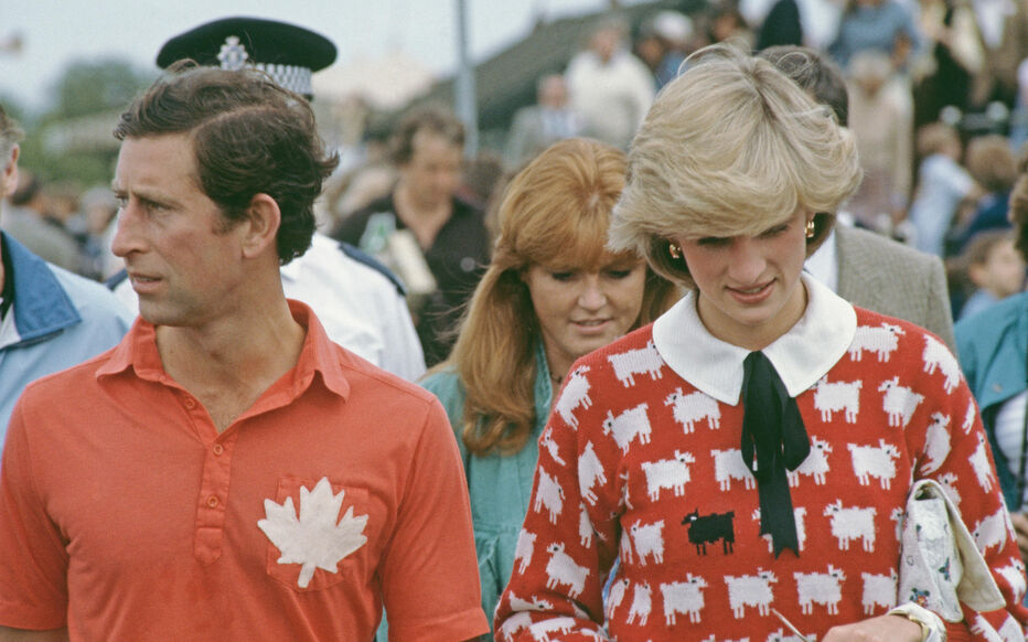 Charles And Diana At Polo